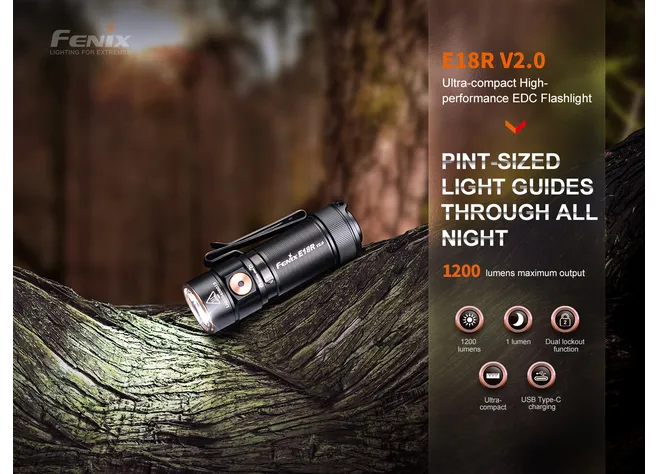 Ліхтар Fenix E18R V2.0 Фото 2